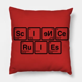 Science Rules Pillow