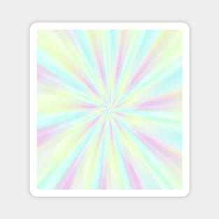 Tie dye yellow pink blue Magnet