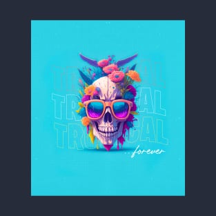 Tropical Skull Forever T-Shirt