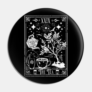 The Tea Tarot Card Pin