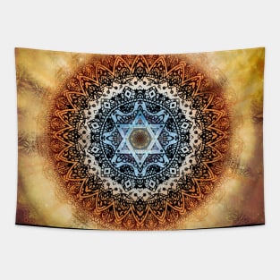 Warm David magen mandala Tapestry