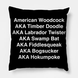 American Woodcock AKA Pillow