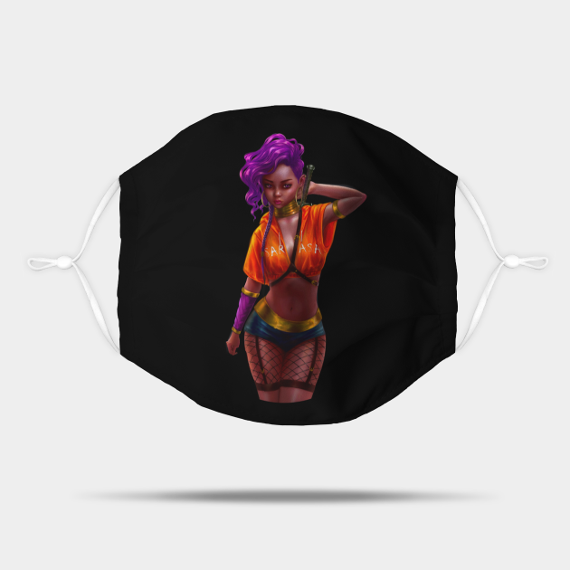 Drea Black Beauty Mask Teepublic