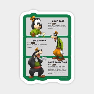 Goofy Evolutions Magnet