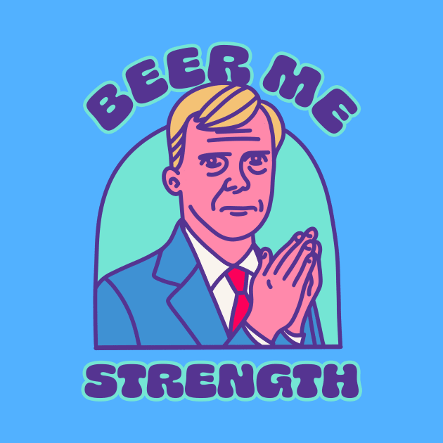 Beer Me Strength - Sad Businessman by sombreroinc