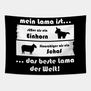 lama alpaka wolle sprüche süß lustig geschenk Tapestry