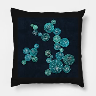 Turquoise cactus field Pillow