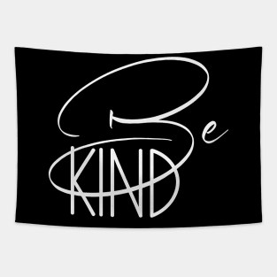 Be Kind Inspirational Turquoise Christian Apparel Tapestry