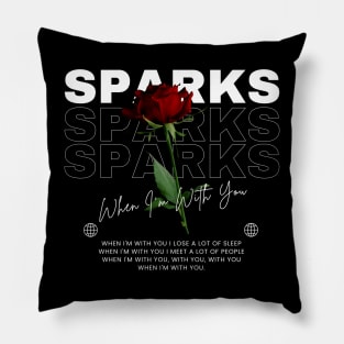 Sparks // Flower Pillow