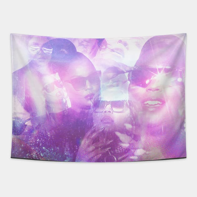 LIZZO Collage Banner Tapestry by steverodgers