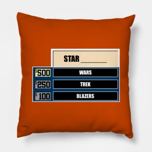 Game Show Bonus Round Star Pillow