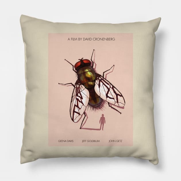 David Cronenberg's The Fly Pillow by deimos-remus