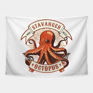 The octopus from Stavanger, Norway Tapestry