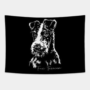 Fox Terrier dog Portrait Tapestry