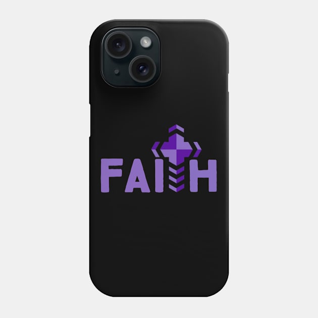 Faith Christian Jesus Cross Phone Case by Christian Faith