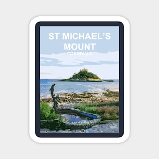 St Michaels Mount Summer Cornwall art gift. Marazion Magnet