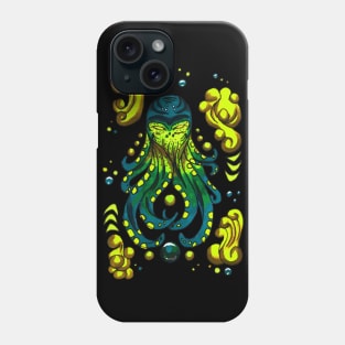 Tribal Blue Cthulhu Phone Case