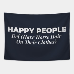 HORSE HAPPY PEOPLE Tapestry