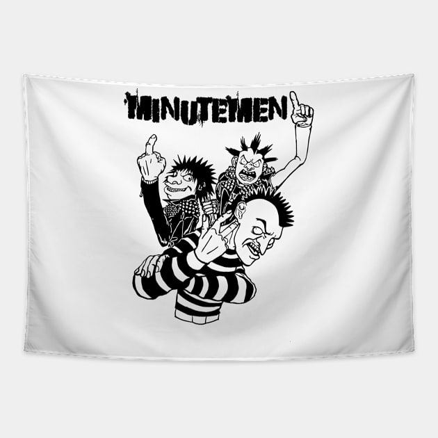 Punk Rock Man Of Minutmen Tapestry by samsa