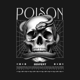 Poison Serpent Skull T-Shirt