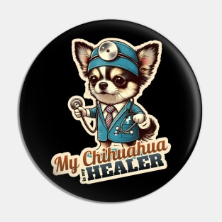 Doctor Chihuahua Pin