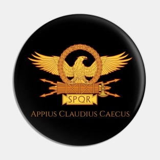 Roman Eagle SPQR Appius Claudius Caecus Ancient Rome Pin