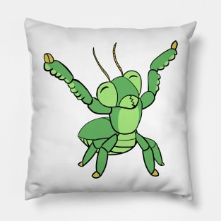 Cute Mantis Friend! Pillow