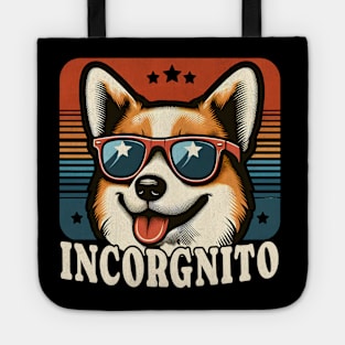 Retro Corgi Going Incognito - Incorgnito Tote