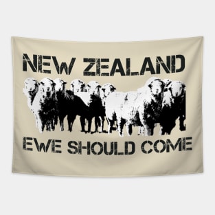 New Zealand, Ewe should come, flight of the conchords tourism poster Tapestry