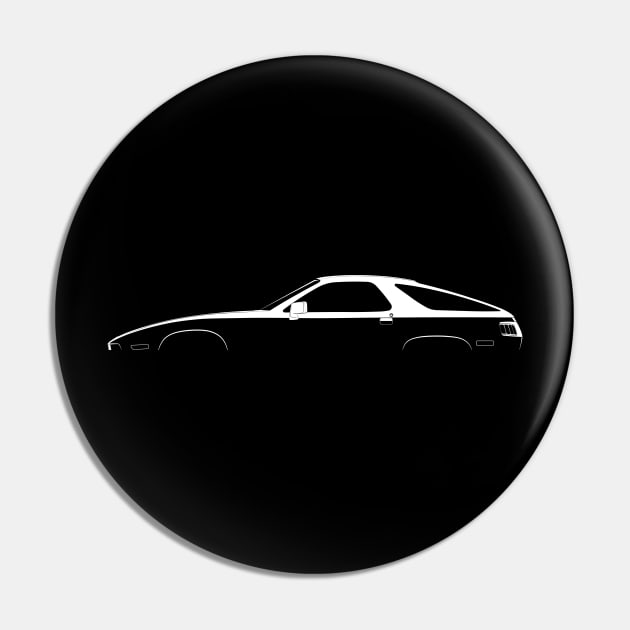 Porsche 928 Silhouette Pin by Car-Silhouettes