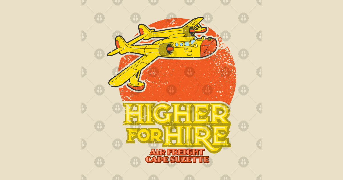 Higher for Hire - Tale Spin - T-Shirt | TeePublic