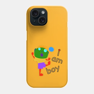 I am boy. Phone Case