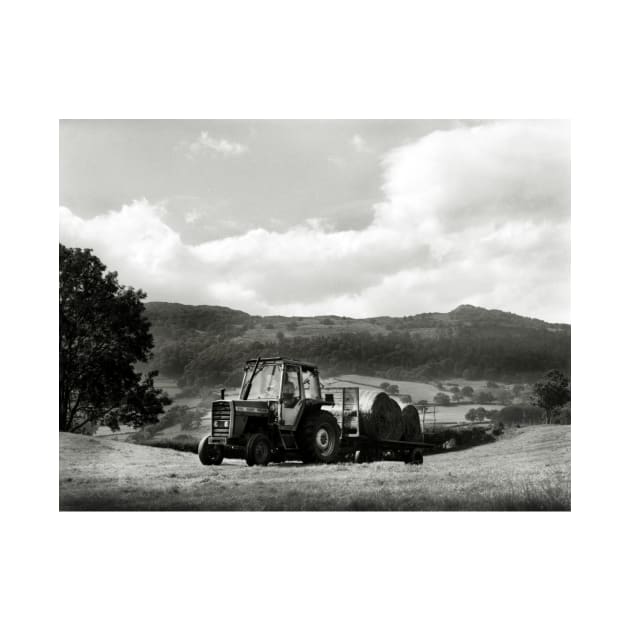 Taking away the bales - near Conwy, North Wales by richflintphoto