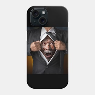 Zombie businessman Phone Case