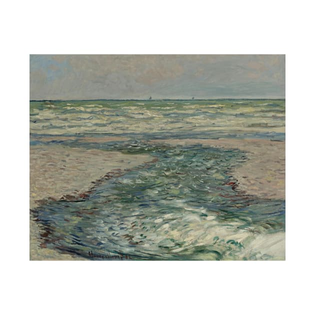 Pourville River, Low Tide by Claude Monet by Classic Art Stall