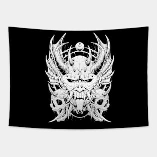 ONI SKULL ARTWORK Tapestry