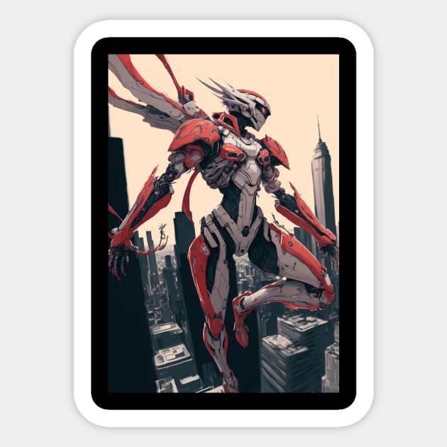 Mech Ranger - Mecha - Sticker | TeePublic