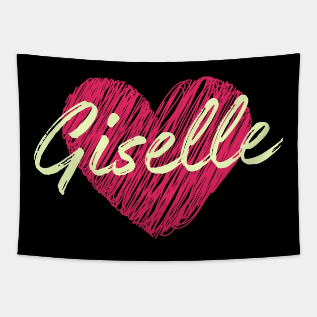 Giselle Heart AESPA Tapestry by wennstore