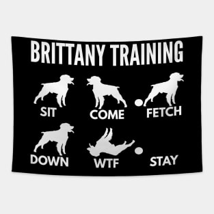 Brittany Training Brittany Spaniel Tricks Tapestry