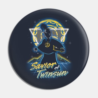 Retro Savior of Twinsun Pin