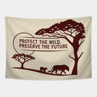 Protect the Wild, Preserve the Future – Wildlife Conservation Design Tapestry