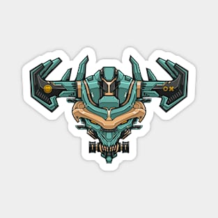 MECHA HANYA MASK STICKER DESIGN Magnet