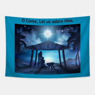 O Come, Let Us Adore Him Tapestry