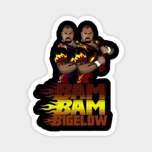 Bam Bam Bigelow Fire Magnet