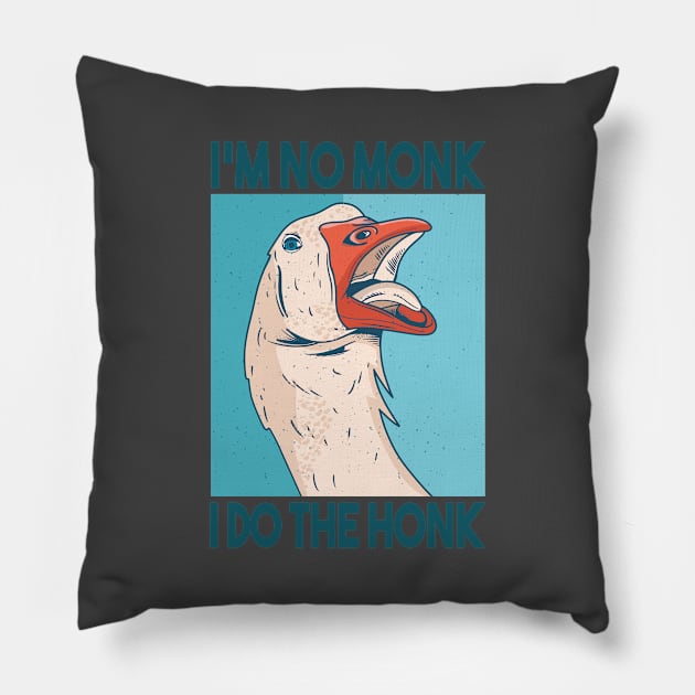 Honk Goose Pillow by MimicGaming