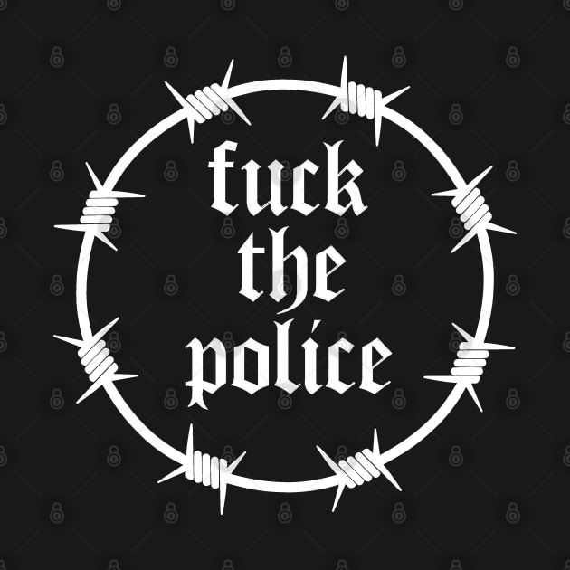 Fuck the police (white) by Smurnov