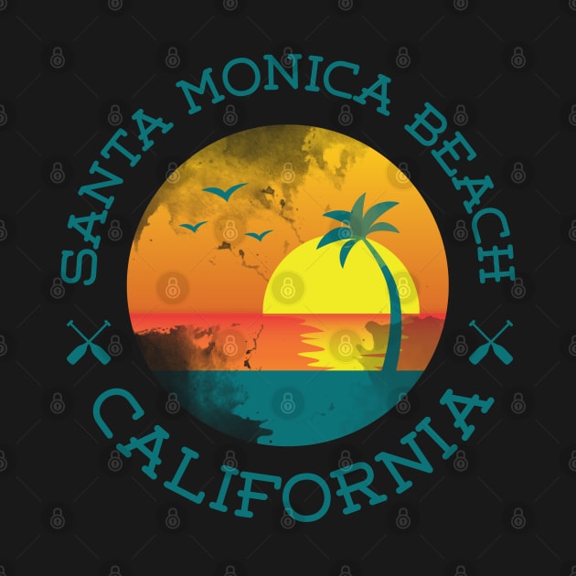 Santa Monica Beach California shirt by ICONZ80