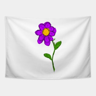 Purple Flower Tapestry