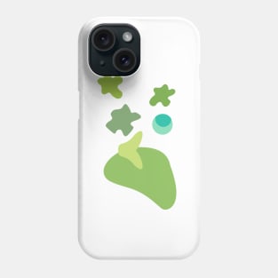 Blue Green Abstract Phone Case