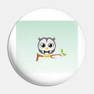 Night owl Pin